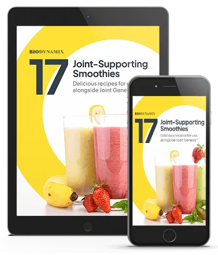 Joint Genesis Bonus 1 — 17 Joint-Supporting Smoothies eBook