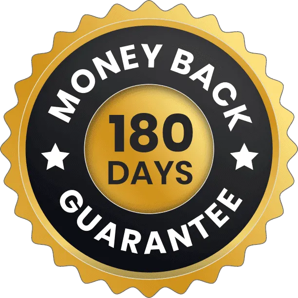 Joint Genesis 180-day money back guarantee badge